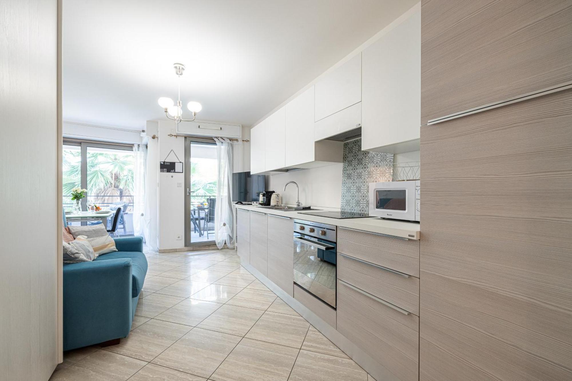 Studio Centre Terrasse Climatisation 50M Plage Menton Exterior foto
